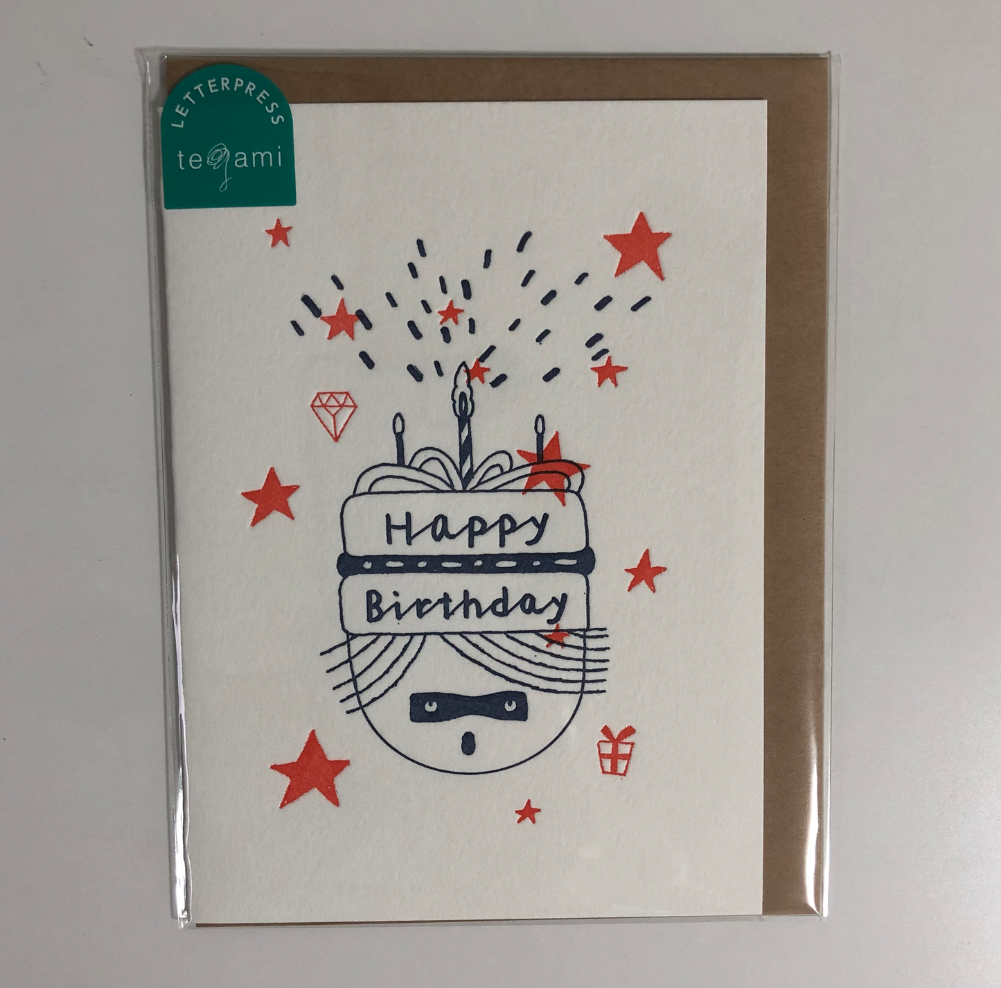 Letterpress greeting card