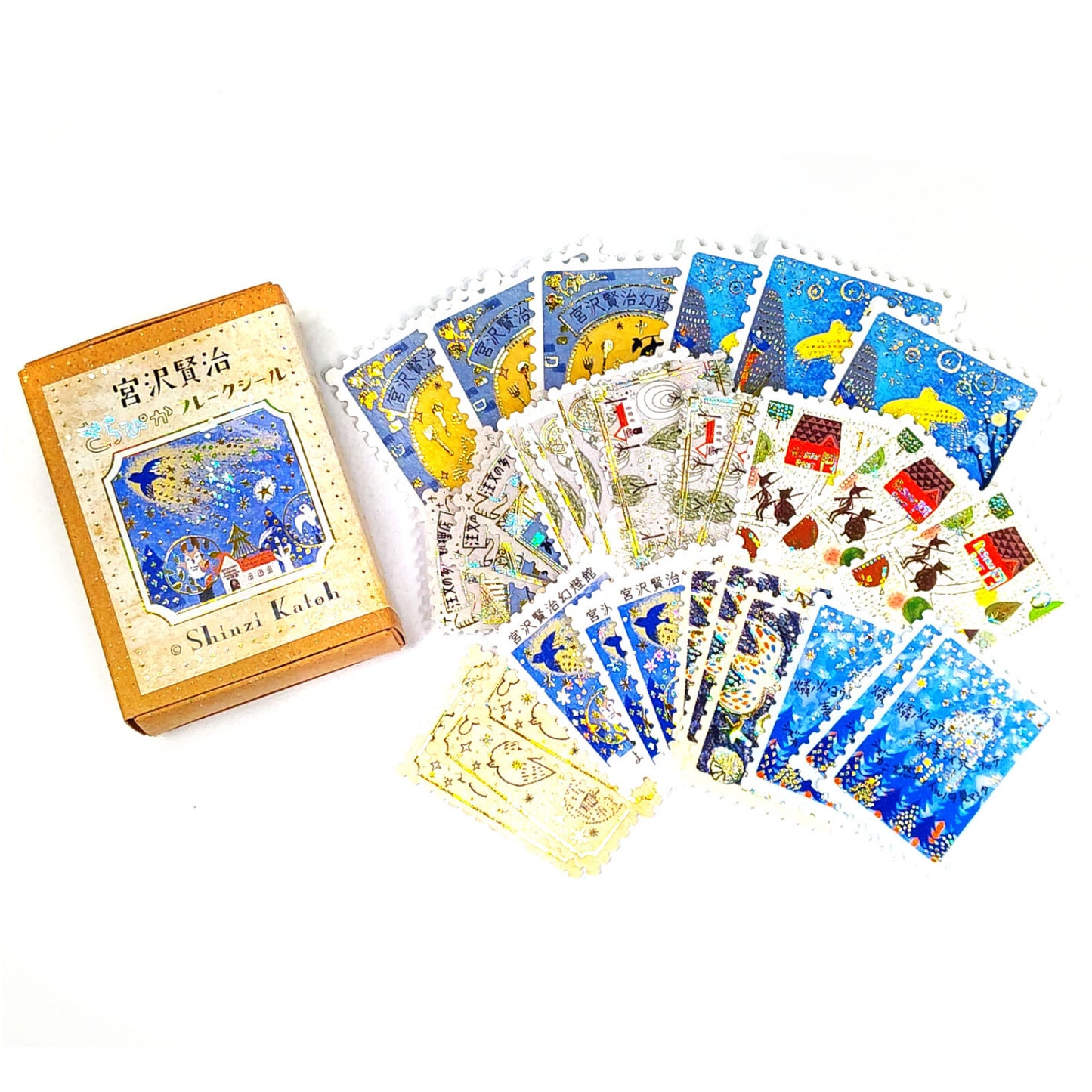 SHINZI KATOH glitter flake stickers