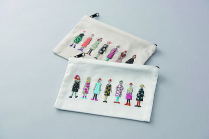 100ネエサン　刺しゅうキット　ジッパー付きポーチ