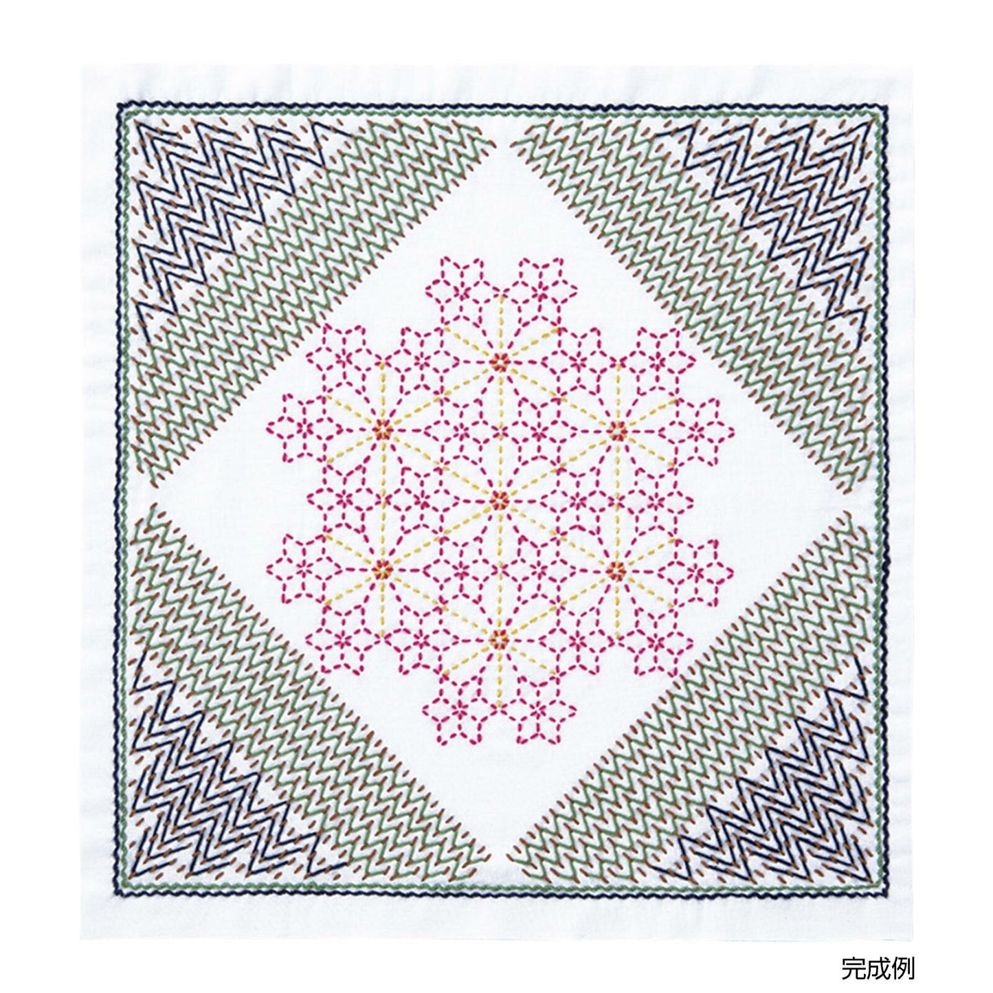 La bouquetiére sashiko embroidery kit