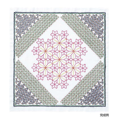 La bouquetiére sashiko embroidery kit