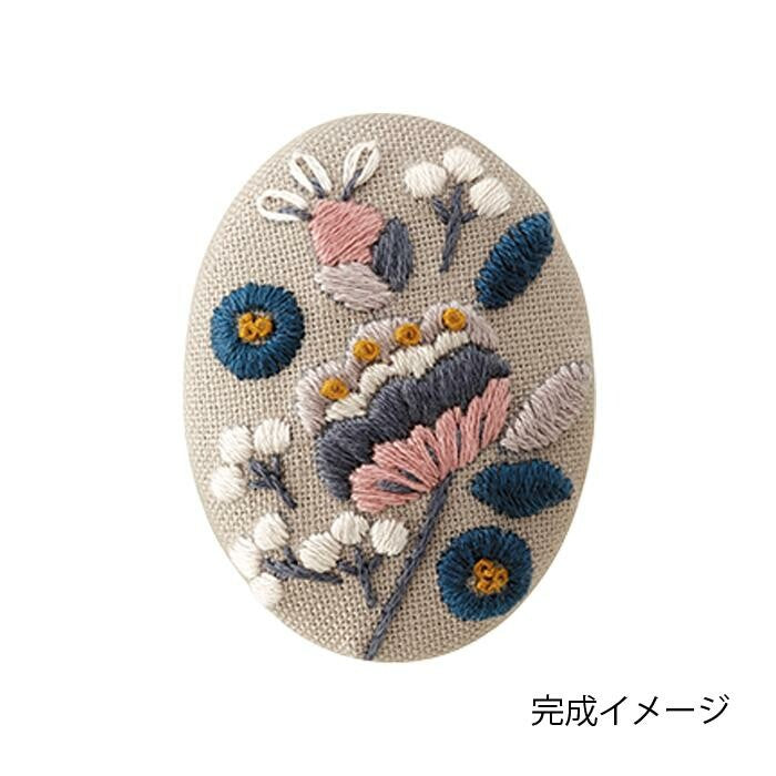 フランス刺しゅうブローチキット