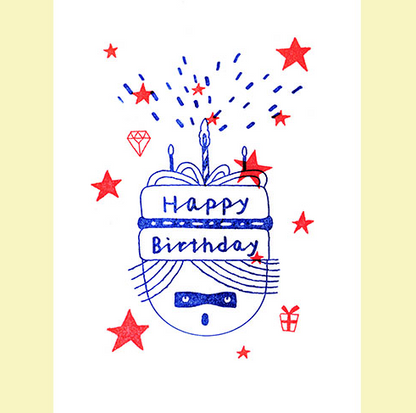 Letterpress greeting card