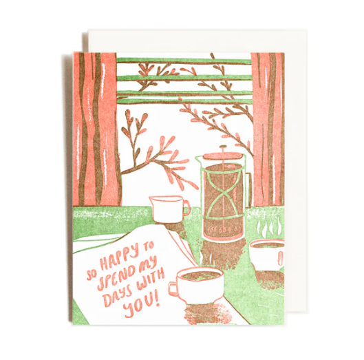 活版印刷 グリーティングカード