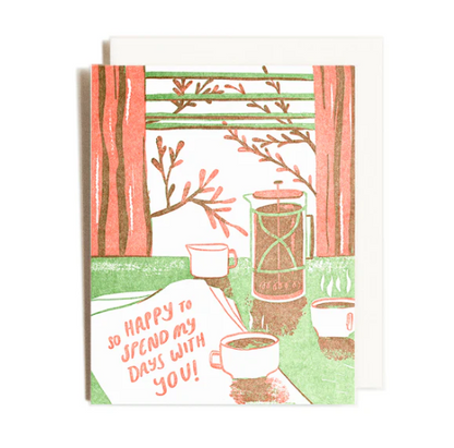 活版印刷 グリーティングカード