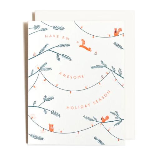 活版印刷 グリーティングカード