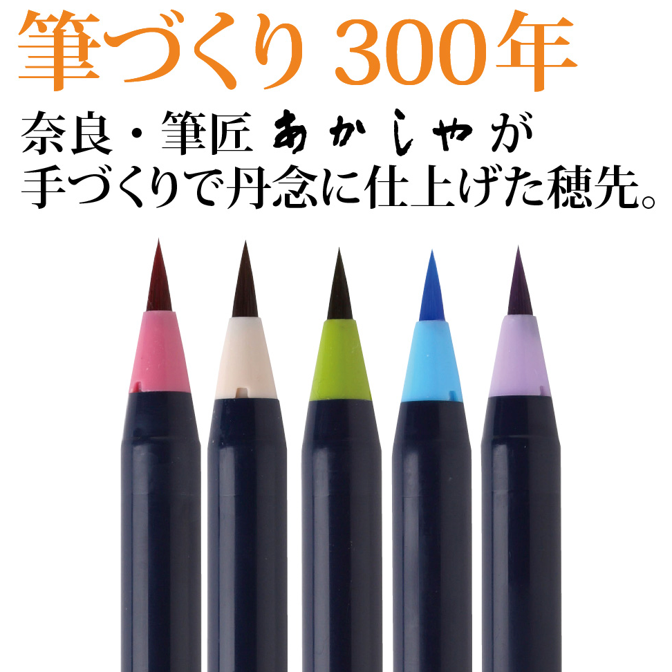 SAI watercolour brush pens 5-colour set