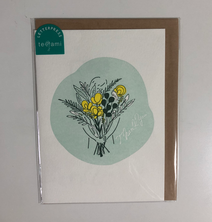 Letterpress greeting card