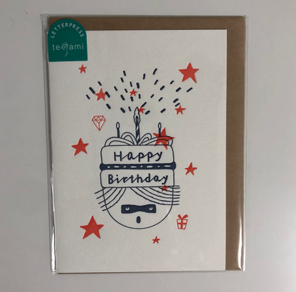 Letterpress greeting card