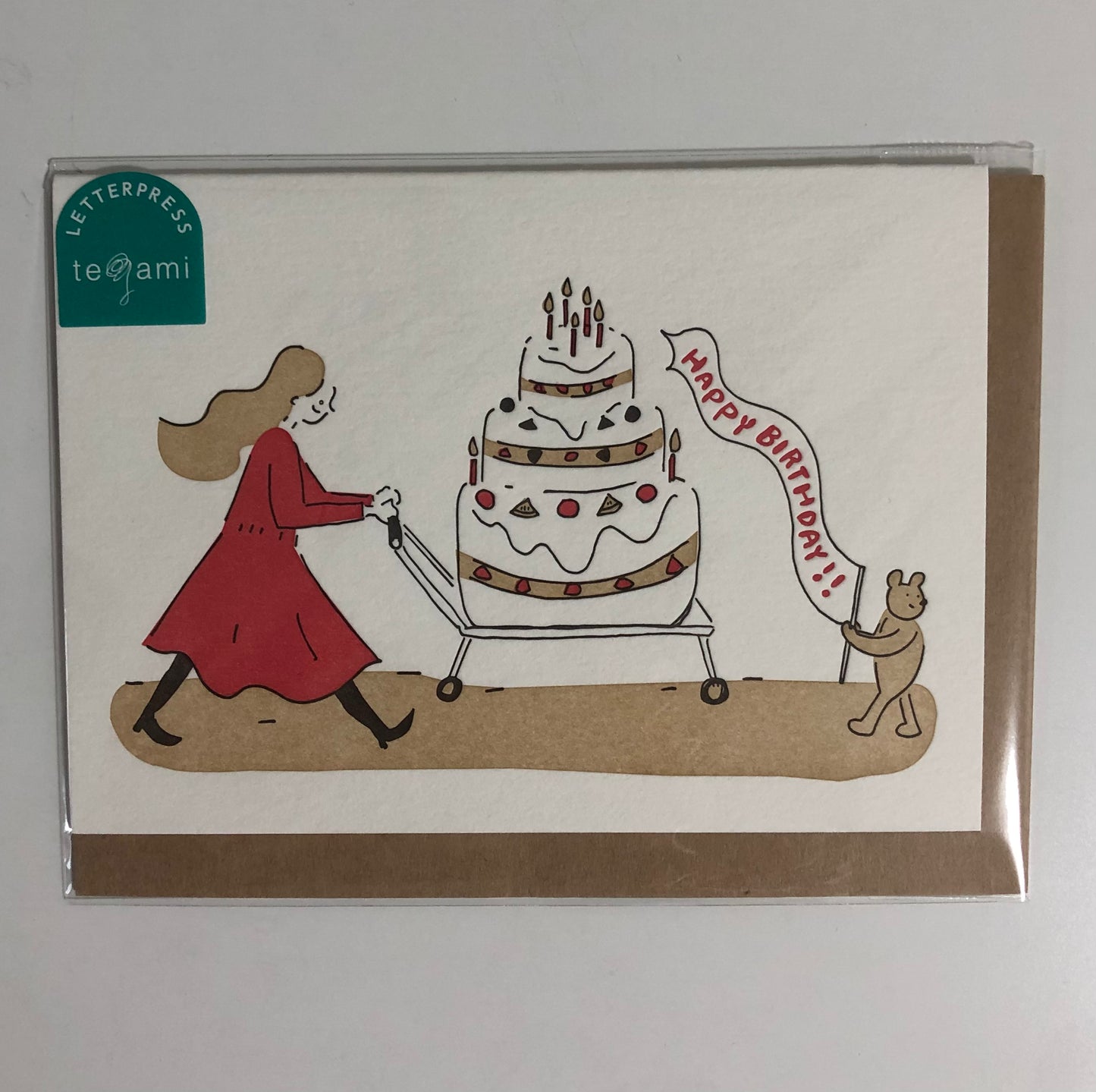 Letterpress greeting card