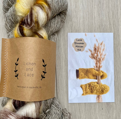 Lichen and Lace X Kristin Ledgett Late Bloomer 手袋手編みキット