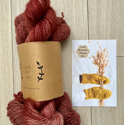 Lichen and Lace X Kristin Ledgett Late Bloomer 手袋手編みキット
