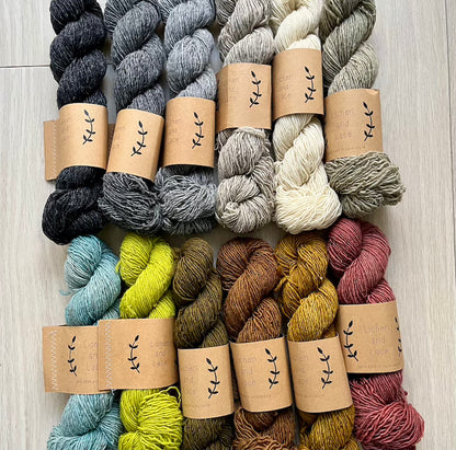 Rustic Heather Sport 100%ウール合太毛糸