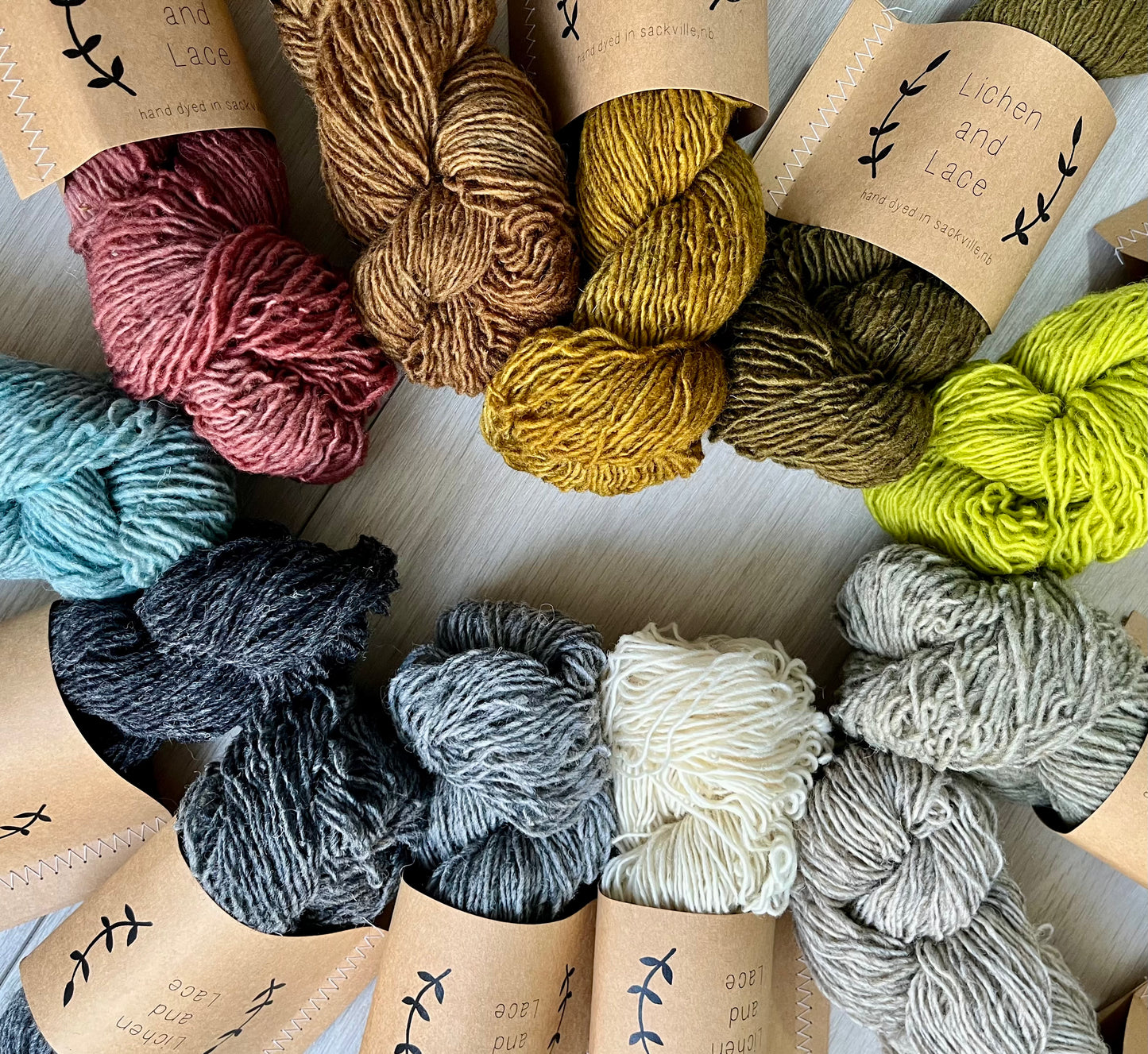 Rustic Heather Sport 100%ウール合太毛糸