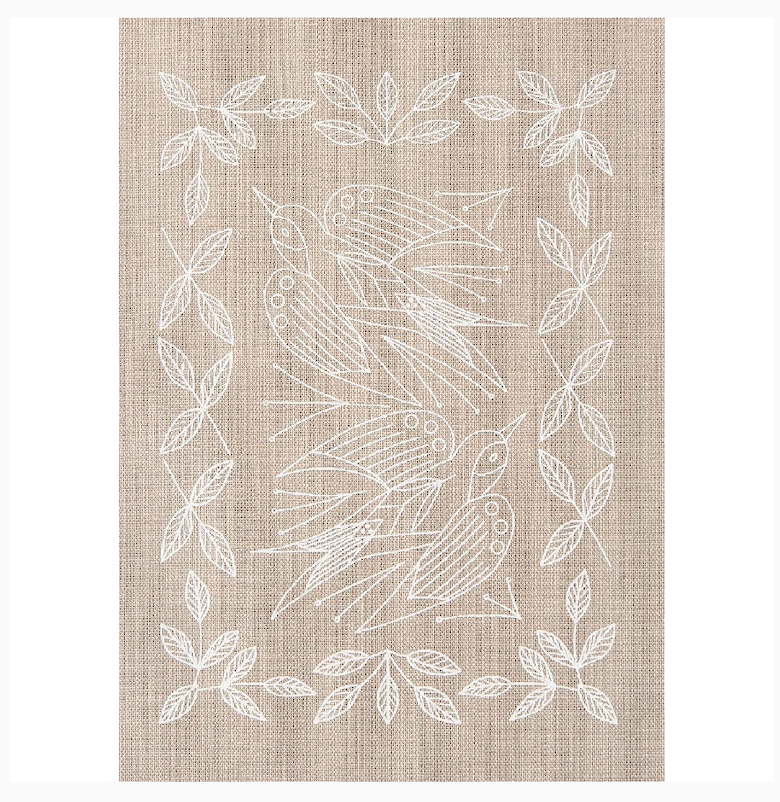 COSMO Swallow and Plant Series Embroidery Kit