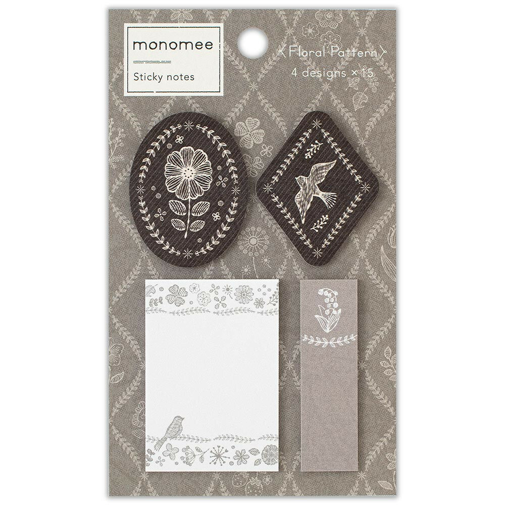 MONOMEE vintage monotone sticky notes