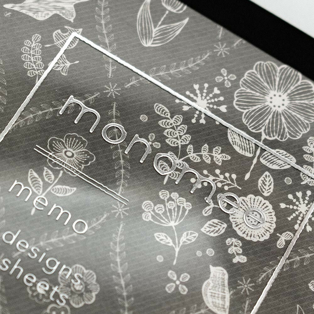 MONOMEE ヴィンテージ モノトーン ブロックメモ　