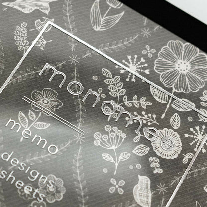 MONOMEE ヴィンテージ モノトーン ブロックメモ　