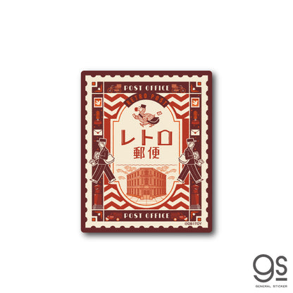 ob1toy 空想レトロ商店街 シール（大）