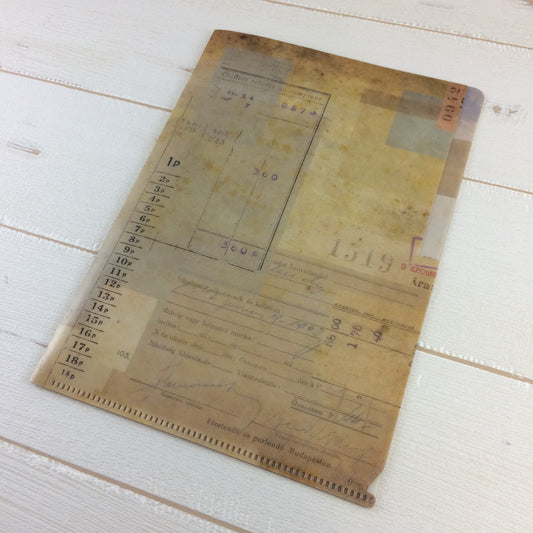 SUNNYSUNDAY A5 clear file folder