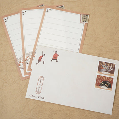 SHINZI KATOH Miyazawa Kenji The Restaurant of Many Orders mini letter set