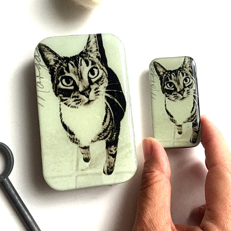 編み物道具入れ/ 収納缶（S）