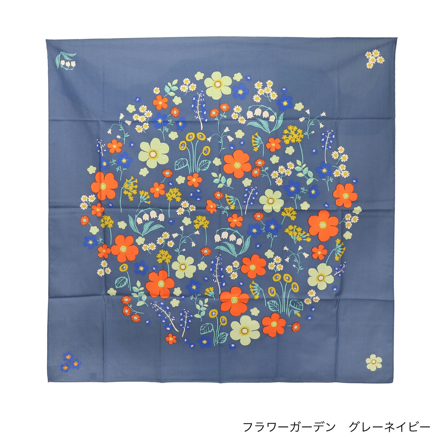 ADELINE KLAM flower garden furoshiki 100cm