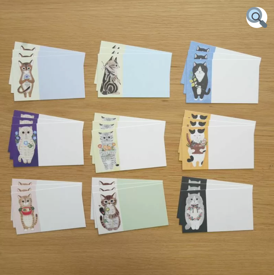 CATS IN PICTURE BOOKS  business/message cards