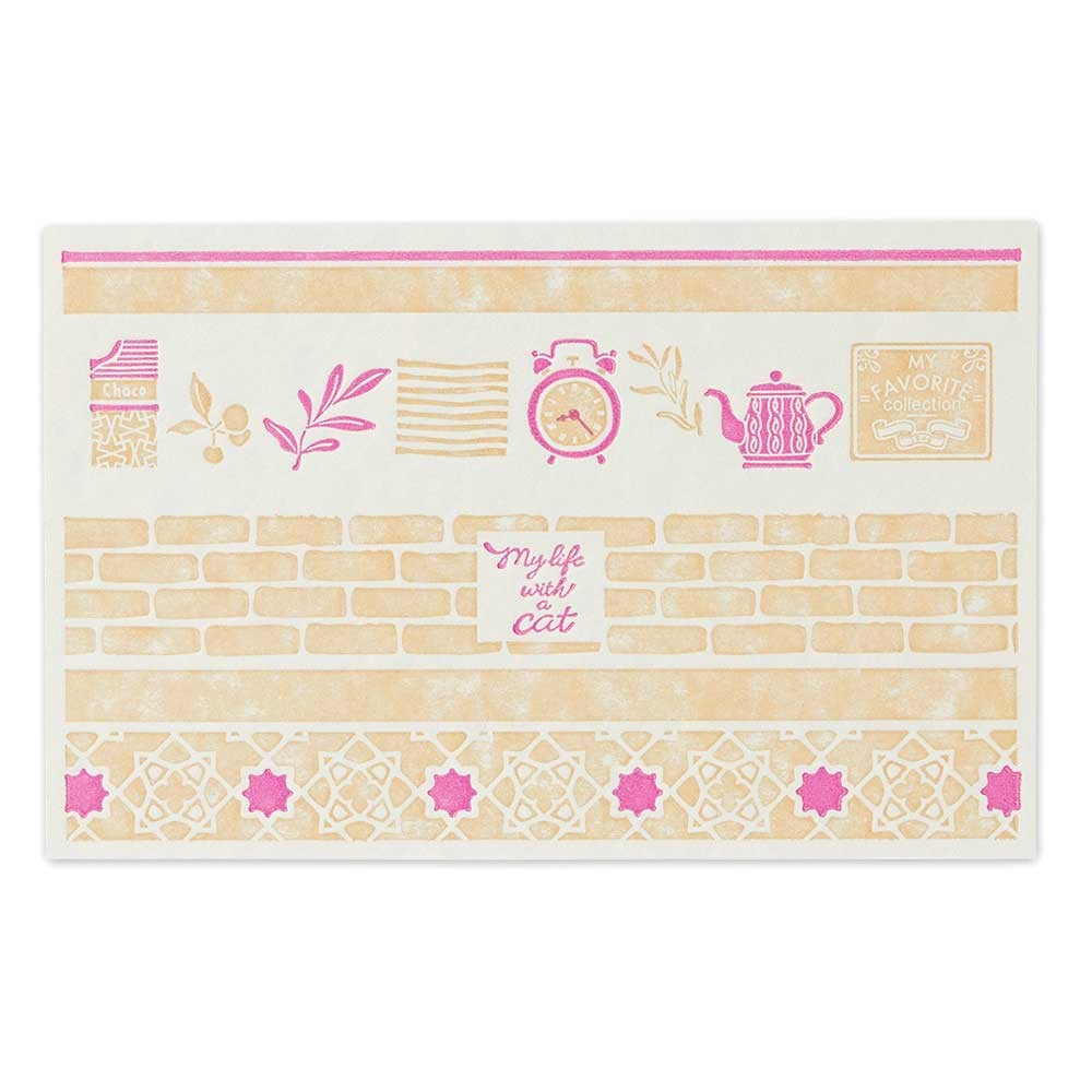 Retro letterpress greeting cards