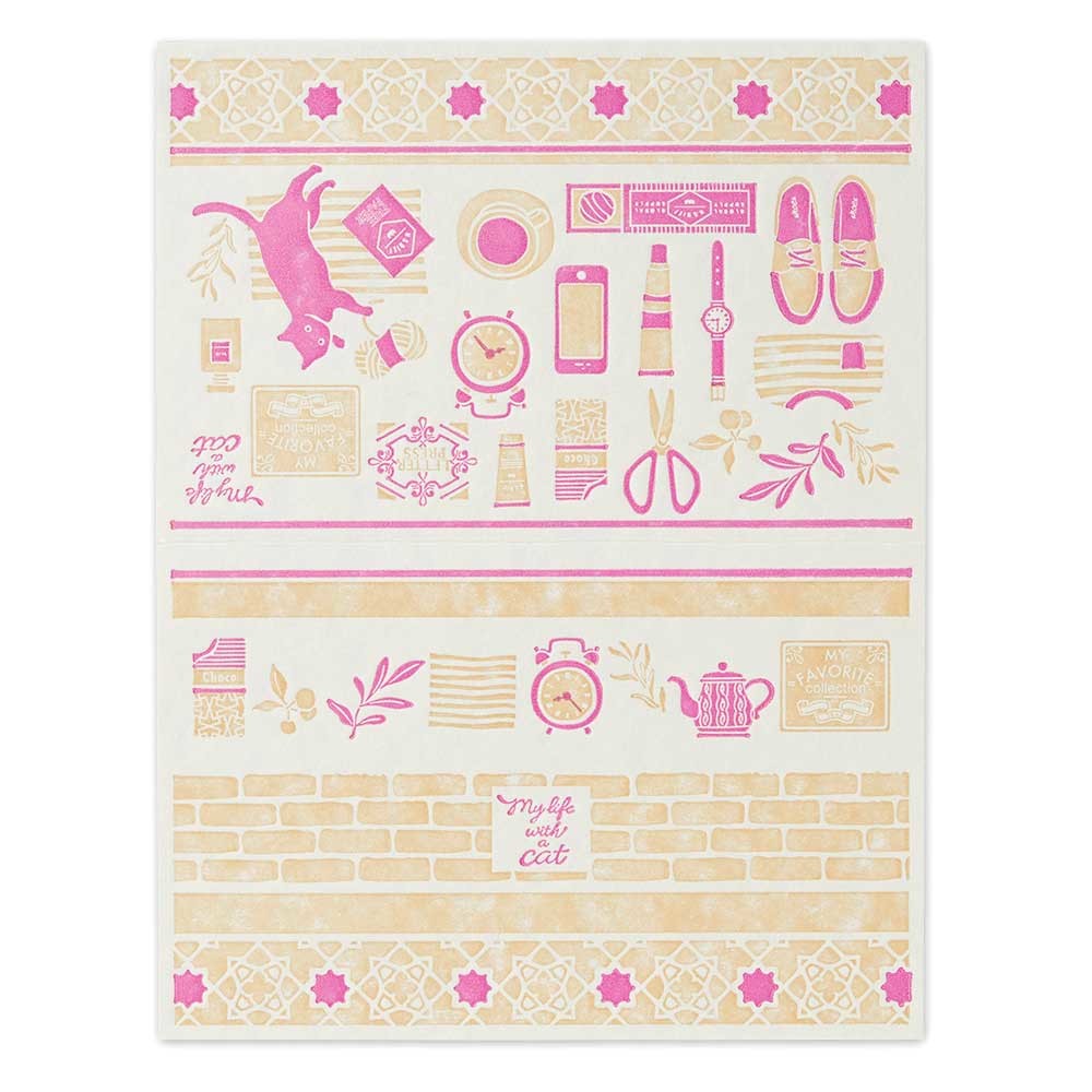 Retro letterpress greeting cards