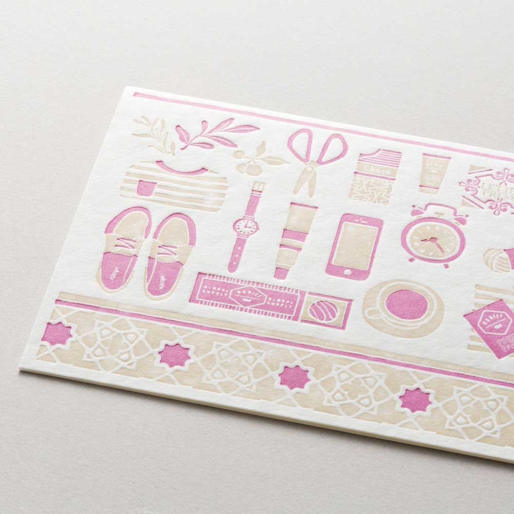 Retro letterpress greeting cards