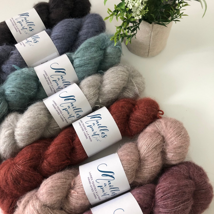 Cumulonimbus baby alpaca / merino wool lace yarn