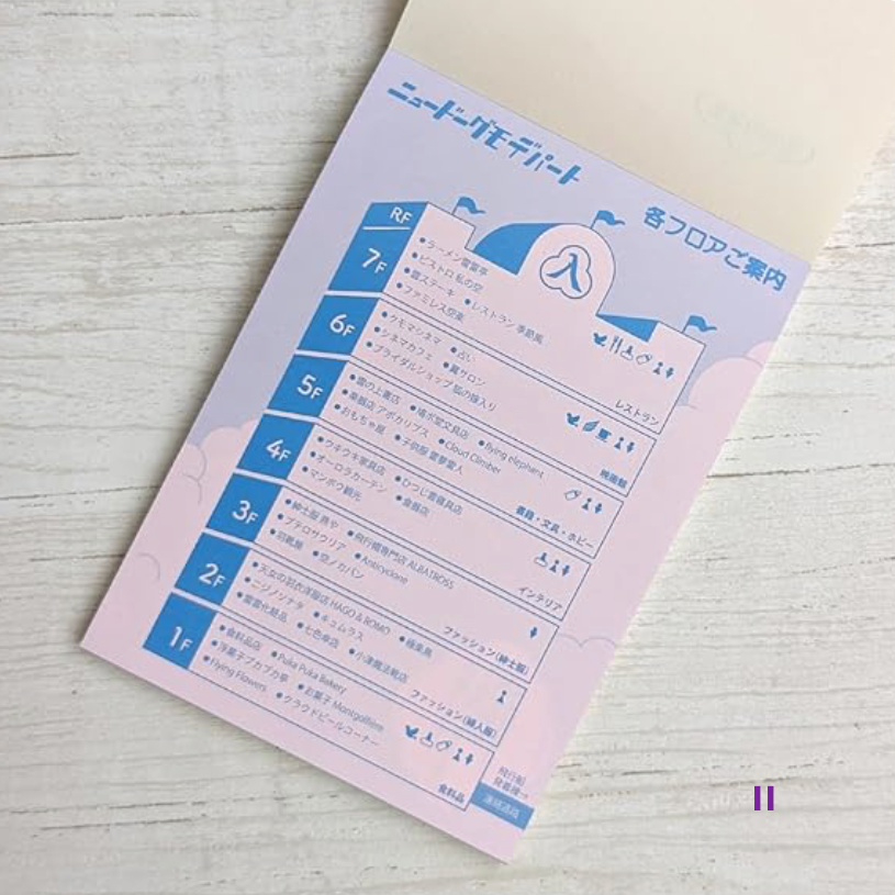 ニュードーグモデパート ブロックメモ