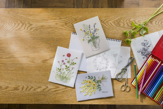 COSMO　コスモ 「お庭のスケッチブック」刺しゅうキット