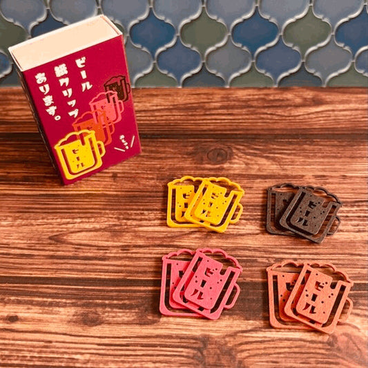 銭湯をイメージした 紙クリップ