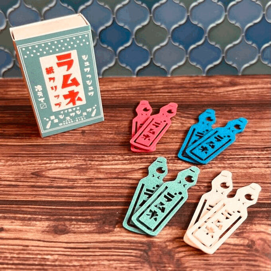 銭湯をイメージした 紙クリップ