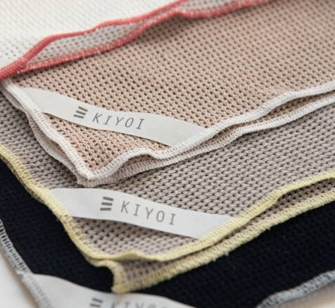 KIYOI 手になじむ弾力が心地よいメッシュコットンふきん