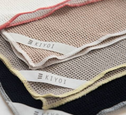 KIYOI 手になじむ弾力が心地よいメッシュコットンふきん