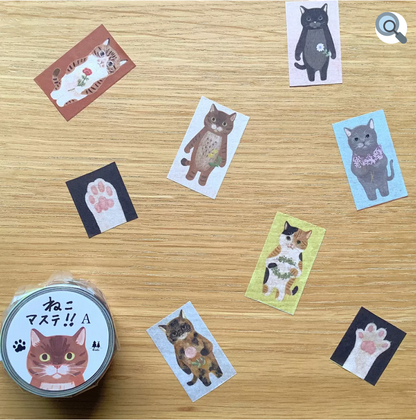 CATS IN PICTURE BOOKS masking tape