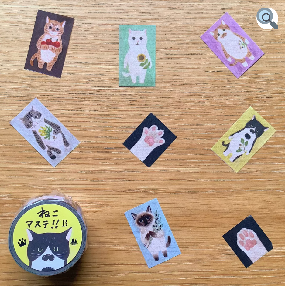 CATS IN PICTURE BOOKS masking tape
