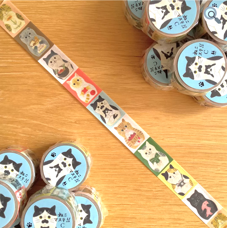 CATS IN PICTURE BOOKS masking tape