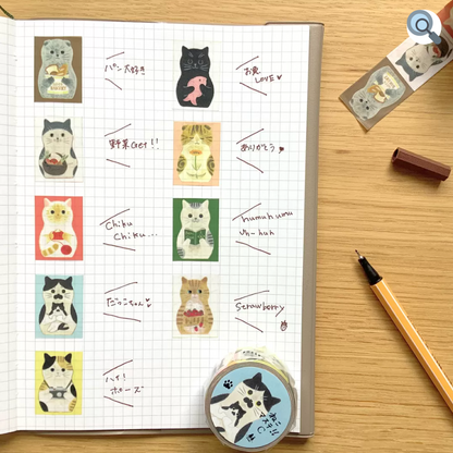 CATS IN PICTURE BOOKS masking tape