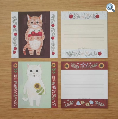 ４LEGS デラックス 箱入り ねこメモ１