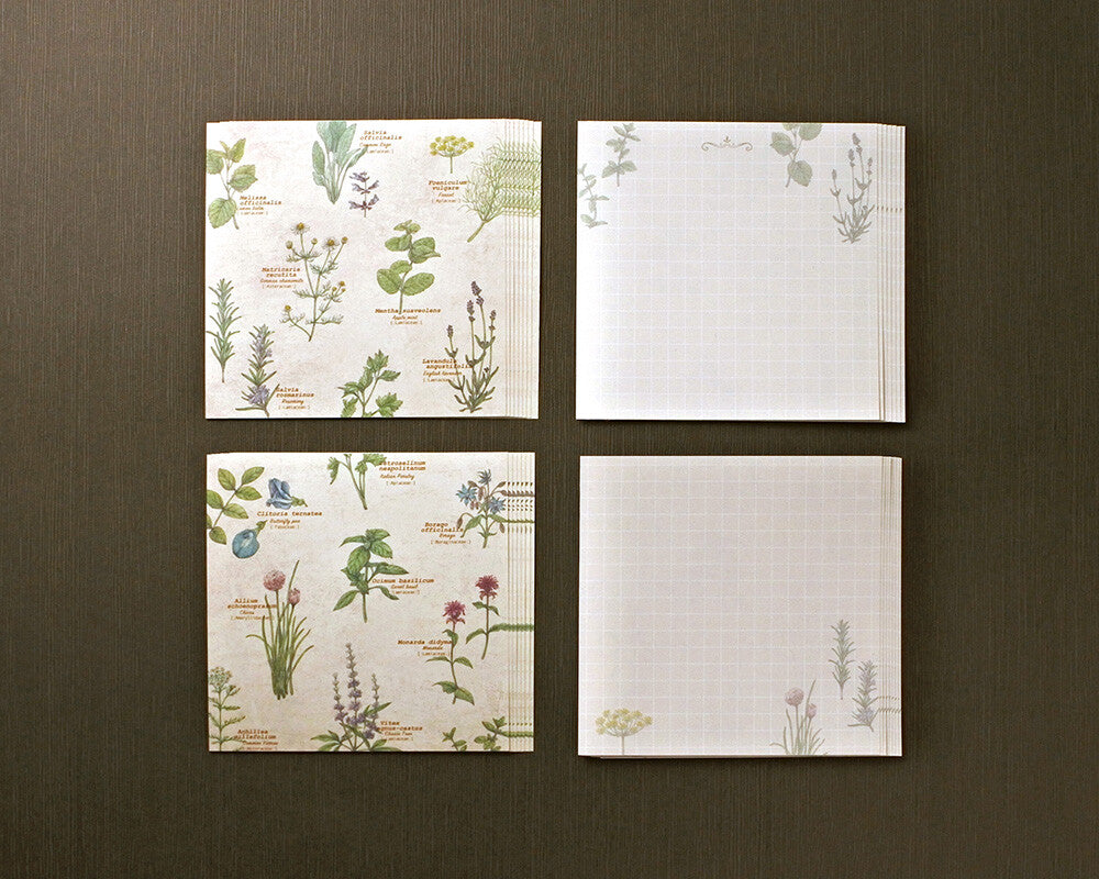 RETRONOME 図鑑風メモ便箋 (ケース付け）