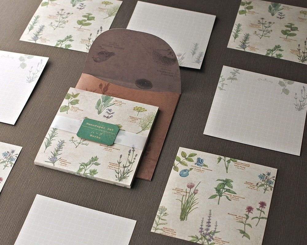 RETRONOME 図鑑風メモ便箋 (ケース付け）