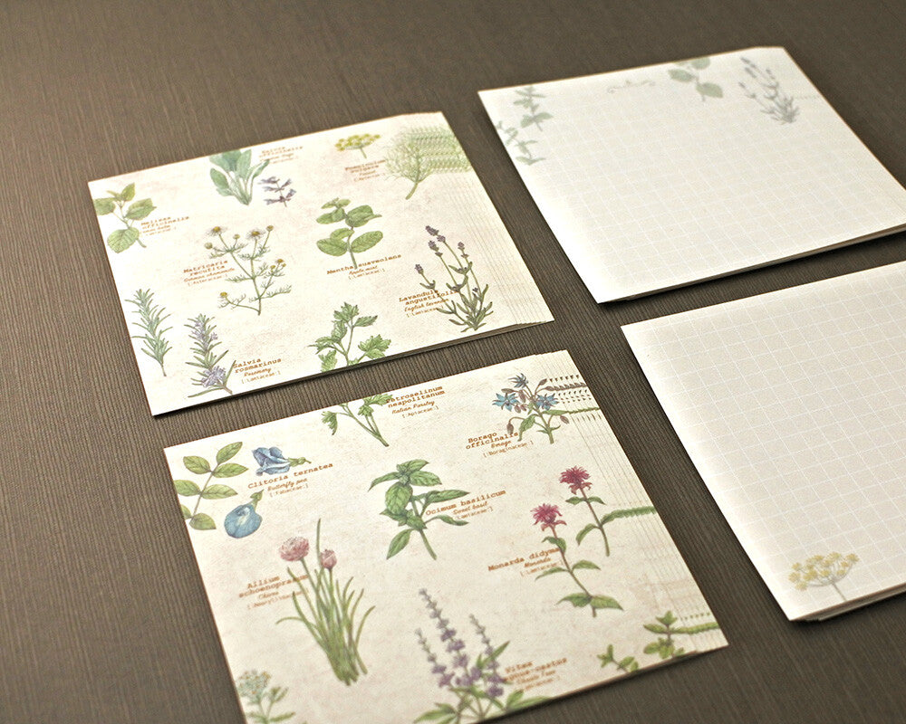 RETRONOME 図鑑風メモ便箋 (ケース付け）