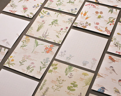 RETRONOME さんさく図鑑風メモ便箋+卓上ホルダー