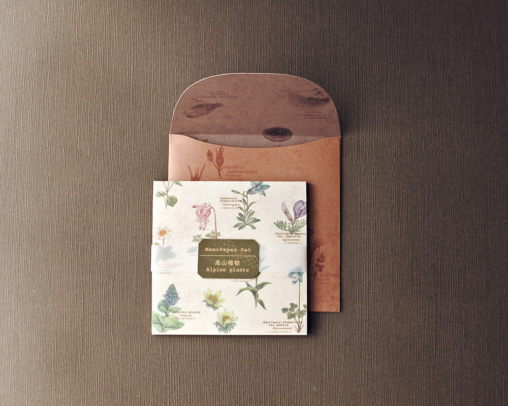 RETRONOME 図鑑風メモ便箋 (ケース付け）