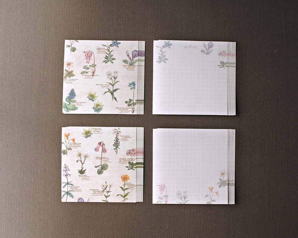 RETRONOME 図鑑風メモ便箋 (ケース付け）