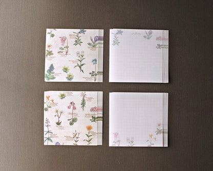 RETRONOME 図鑑風メモ便箋 (ケース付け）